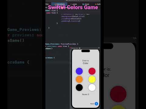 SwiftUI Learning Colors Game