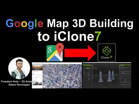 Google Map 3D Building to iClone