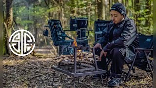 【4K】新しいカスタムボックス🗃とキャンプギア試しにデイキャンプ！|ブラックキャンプ｜アルミコンテナカスタム｜ボックスカスタム｜Blackishgear｜キャンプ収納｜st310｜1990workz