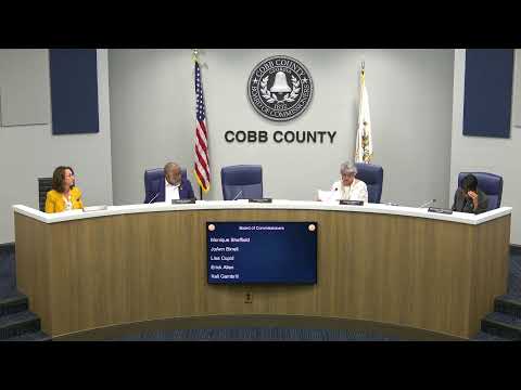 Cobb County Board of Commissioners Meeting - 11/12/25