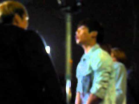 120328 - SHINee being challenged @ TAXl Recording (Part 1, Jonghyun)