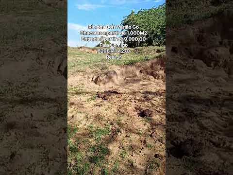 Chacaras a Partir de 1.000M2 no Rio dos Bois Varjão Go 70 km de GOIÂNIA  9KM DO 62 98141 4270 REAL