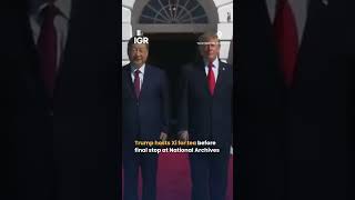 Trump and Xi Wrap Up Historic State Visit With Tea and National Archives Tour | IGR