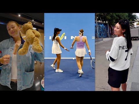 Beijing adventures 🇨🇳✨🎾with Amanda Anisimova & Karolína Mu...