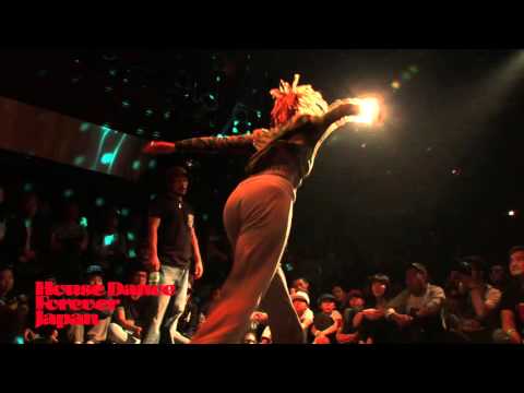 Marie Kaae vs HIRO   JUDGE BATTLE BEST6 【House Dance Forever Japan 2015】