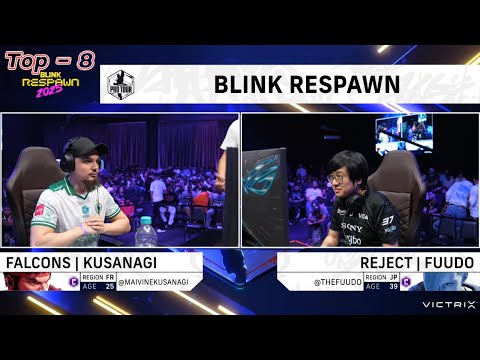 SF6 Blink Respawn 2025 - Top 8: Kusanagi (Ryu) vs Fuudo (Ed)