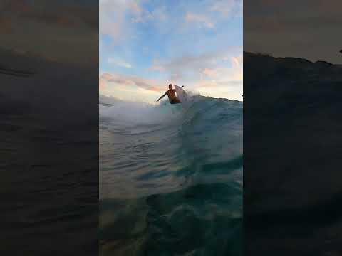 what it’s like to surf over razor sharp reef 🔪