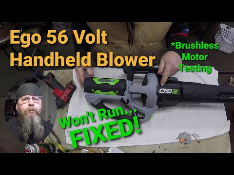 Ego Battery Powered Blower Quit Working-Fixed!
