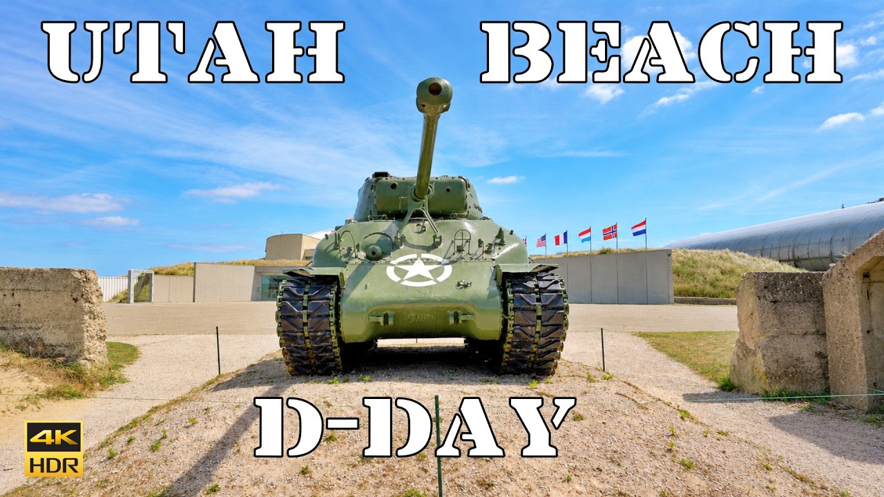 82nd D-DAY Normandy 2026 | Utah Beach Normandy France 4k 60 FPS