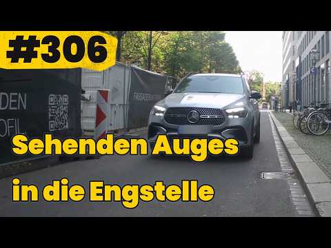 Pedestrians nearly run over, cars going astray and bottleneck - FDD - Episode #306