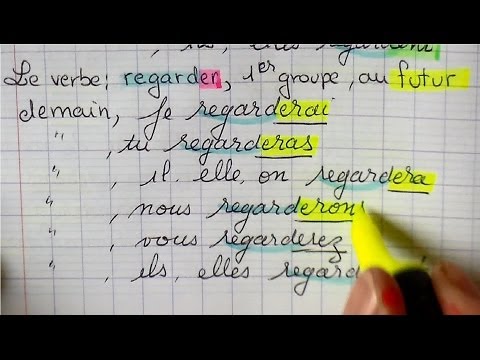 Conjugaison du verbe regarder : à l'imparfait, au présent et au futur