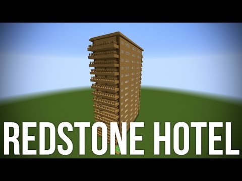 Real Life Redstone Hotel in Minecraft - Redstone Invention