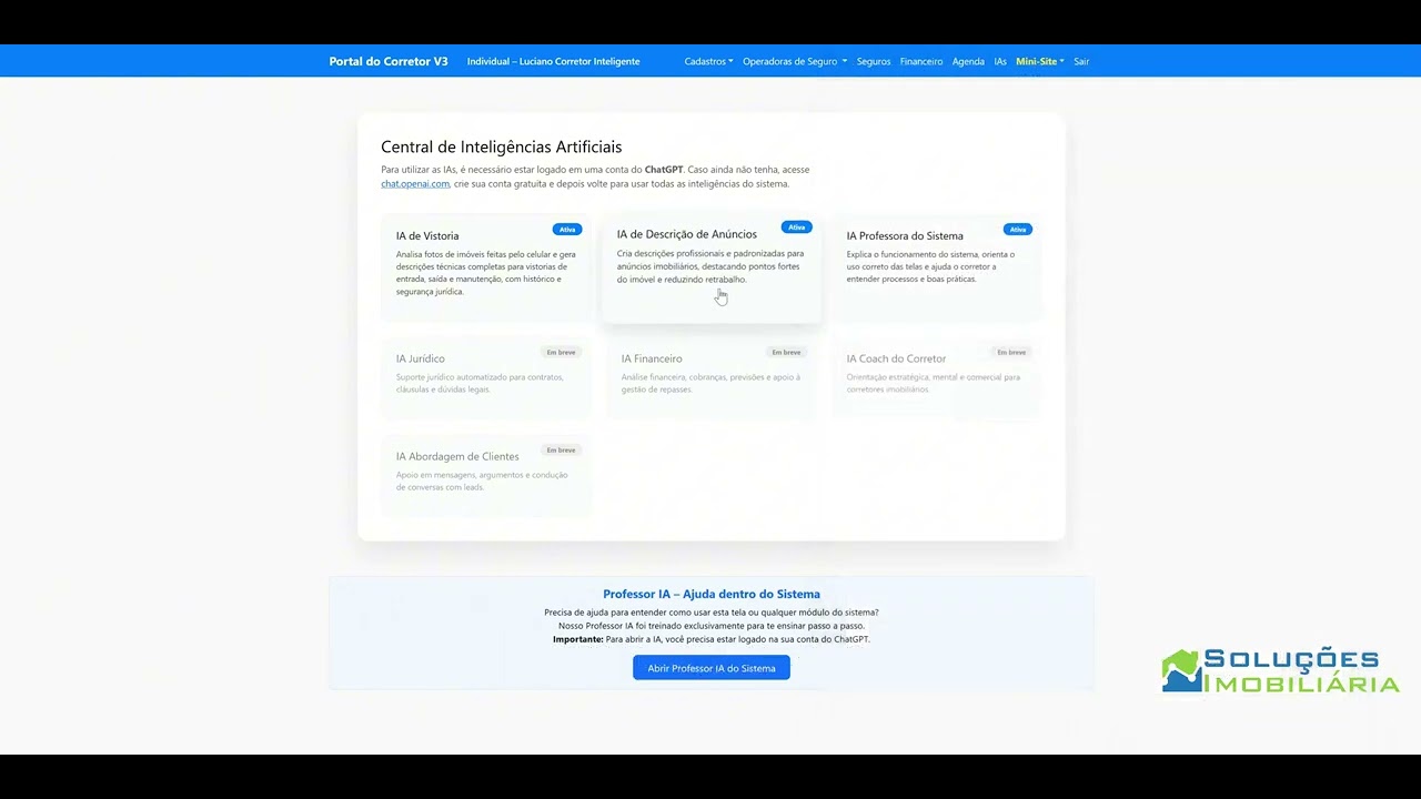 Vídeo Recursos com Inteligência Artificial