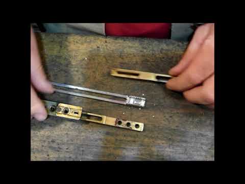 Fensterbeschlag, Türbrschlag, Verbindung repariert   Tutorials  Video 1274
