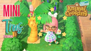Design tip - MINI TREES!!  How to stop trees from growing in Animal Crossing New Horizons
