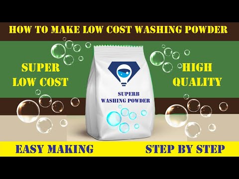 detergent powder making formula /low cost detergent washing powder / low cost business ideas 2023