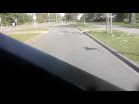 Deel 2 van bus Lijn 87 van Spijkenisse centrum naar wattweg