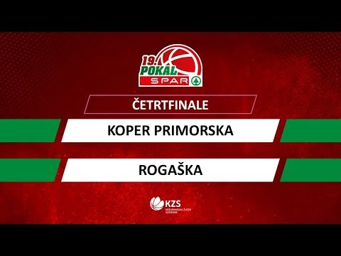 Koper Primorska : Rogaška - četrtfinale, 2. tekma - Pokal Spar - Sezona 2019/20