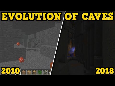 ibxtoycat - How Minecraft CAVES Have CHANGED (2009-2018)