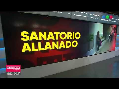 Allanamiento en el sanatorio de niños - Telefe Rosario
