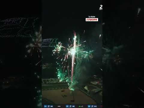 🎆 Le traditionnel feu d’artifice aux 24 Heures du Mans de cette nuit #lemans #wec #shorts