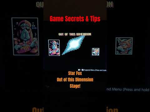 Game Secrets & Tips- Star Fox (Out of this Dimension Stage) #starfox #thehootster #snes #gamesecrets