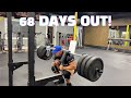68 Days Out - HARD LEG DAY | Full Day of Eating (5.5K+ Calories!)