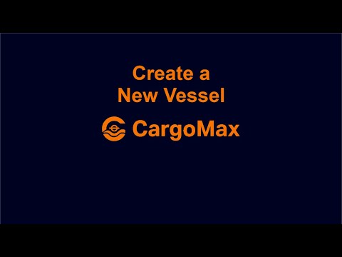 Create a new Vessel
