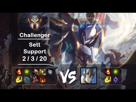 KR Challenger Replays Support Sett vs Galio Ep.2445