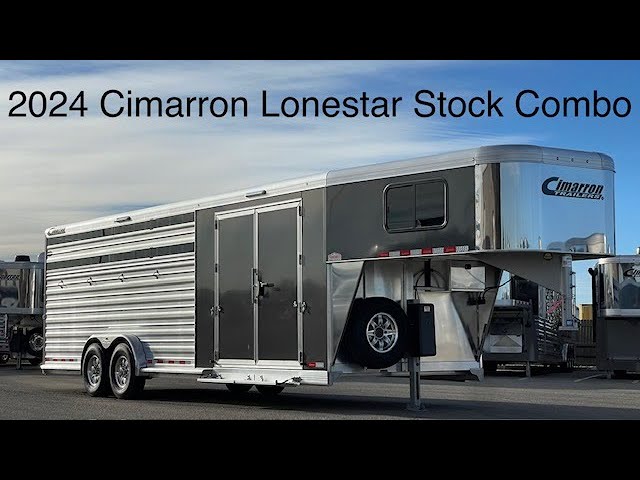 Preview image of 2024 Cimarron Lonestar Stock Combo Trainer Tack Gooseneck youtube video