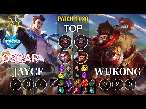 hyF Oscar Jayce vs Wukong Top - KR Patch 10.20