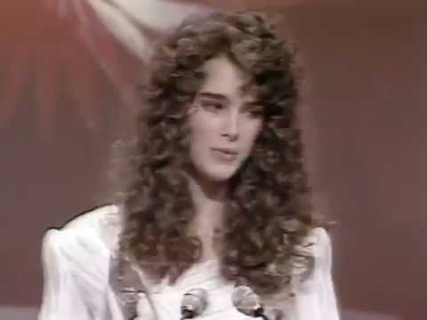 15yo Brooke Shields winning People's Choice Award on March 8, 1981