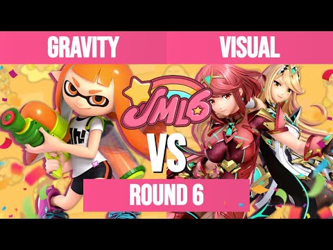 Gravity (Robin, Inkling) vs Visual (Pyra & Mythra) - JMLeague6 Round 6