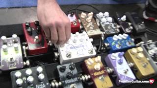 NAMM '13 - Crazy Tube Circuits Paradox amp and Bulb, Ziggy Gold, Time & Stoned Hz pedal Demos