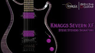 Video thumbnail for Knaggs Severn XF Steve Stevens Signature | Black & Purple by Distinctive Guitar