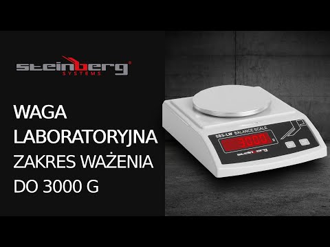 Video produktu  - Waga laboratoryjna - 3000 g - 0,1 g