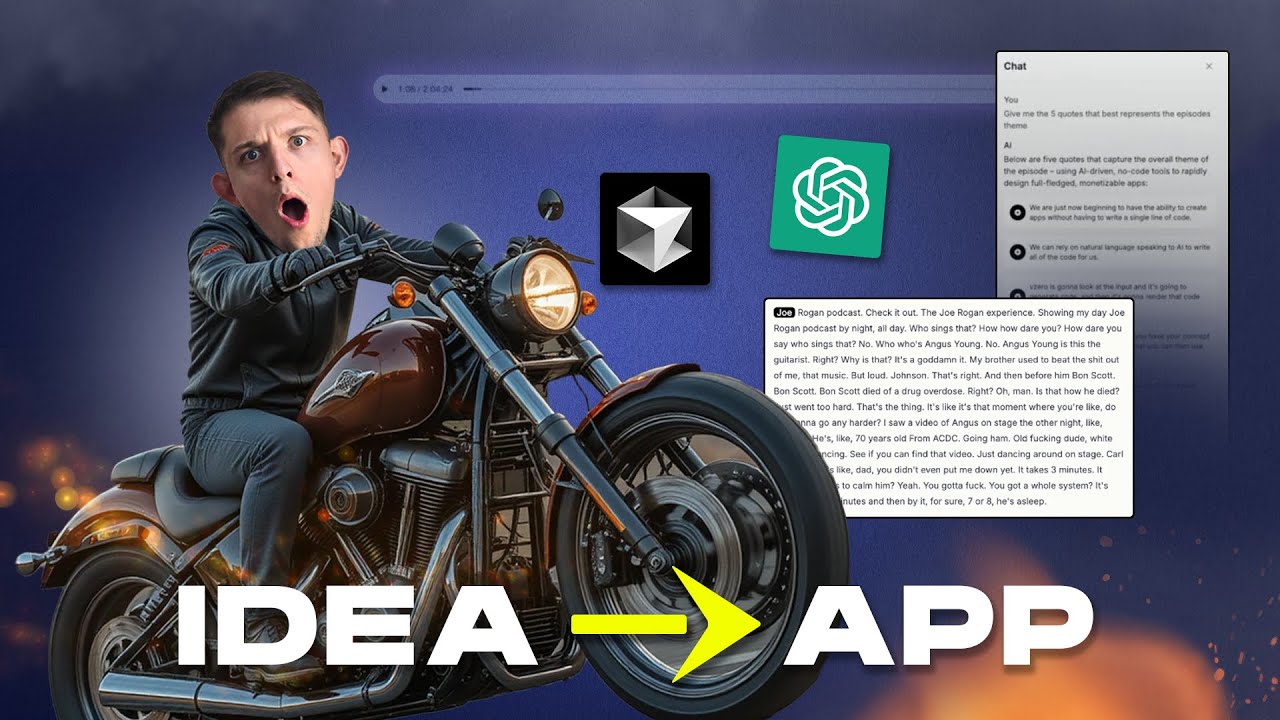 影片縮圖：How to use AI to Build an App (No Coding)