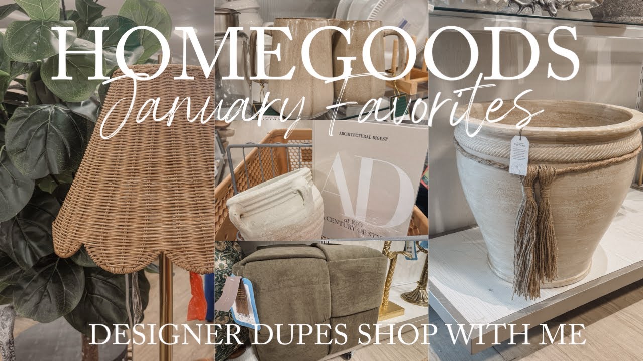 HOMEGOODS HOME DECOR 2025 FAVORITES JANUARY | HOMEGOODS DESIGNER DUPES SHOP W/ ME & NEW DECOR TRENDS