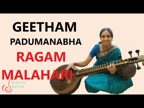 Carnatic Veena : Padhumanabha Geetham (Malahari Raag)