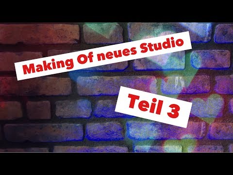 Making Of neues Studio - Fast Fertig