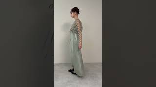 ミントのドロストギャザーセパレートドレス 動画