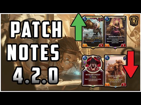 INSANE NEW CARDS and Balance Changes! Patch 4.2.0 Rundown