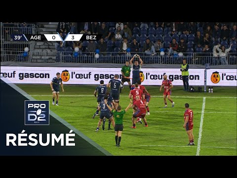 PRO D2 Saison 2025-2026 J05 - Résumé SU Agen - AS Béziers Hérault
