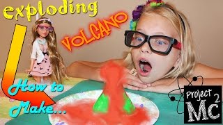 Project MC2 Exploding Volcano Experiment + Lab Kit & Secret Journal!
