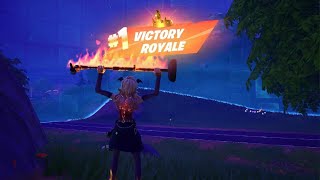 *NEW* EAR WINGS ON RED RUIN JONI SKIN IN FORTNITE PS5 + A VICTORY ROYALE WIN! (SOLO)