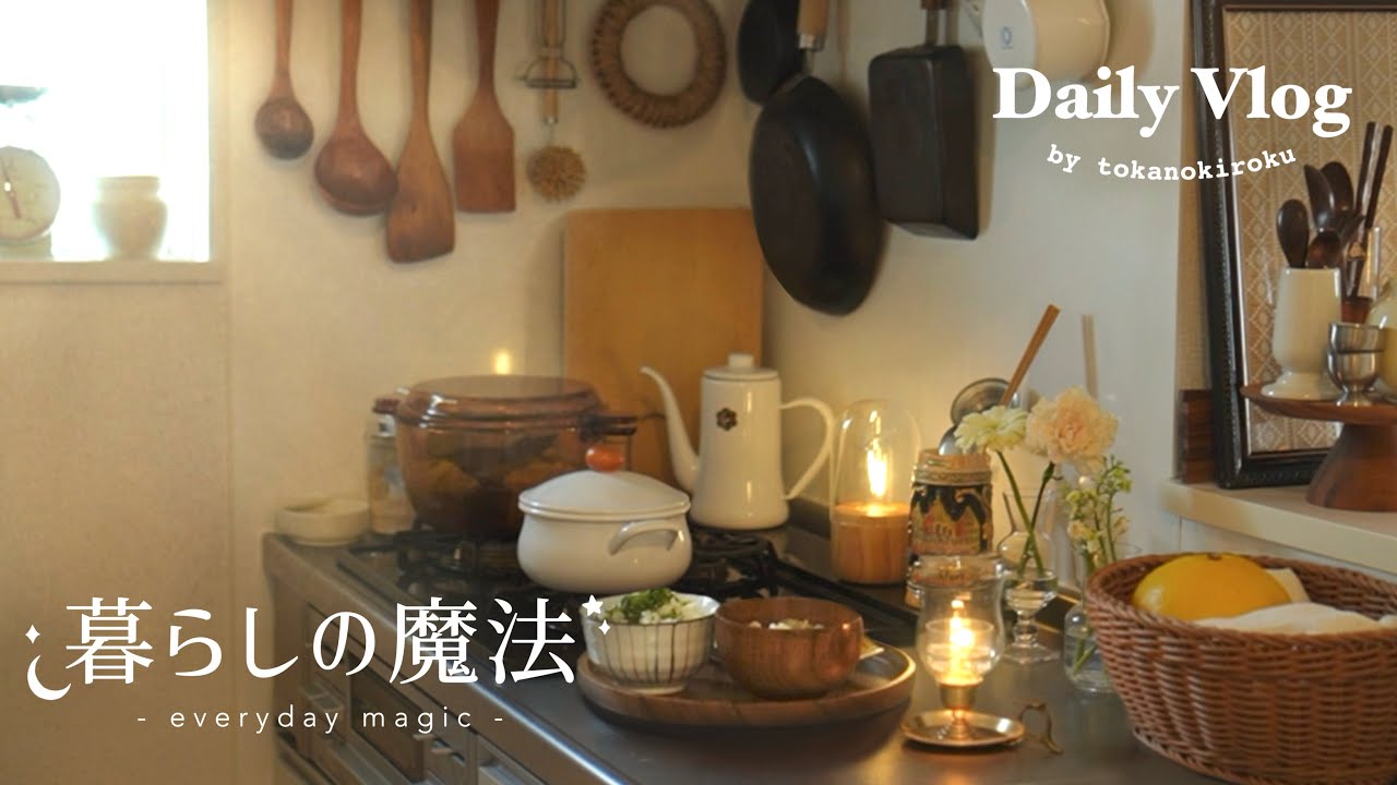 〔vlog〕おうちで春のごはんを楽しむ1日🌼｜パエリアとロールキャベツ、文旦サラダ