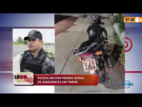 PM prende dupla de assaltantes em Timon, MA (07 05 20)