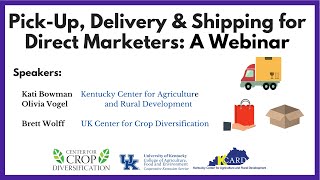 Pick-up, Delivery, & Shipping for Direct Marketers: Webinar