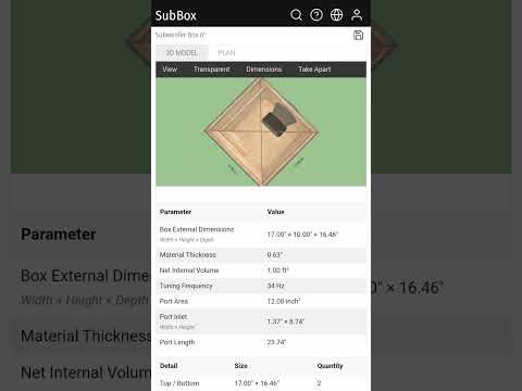 8 inch subwoofer box best design #enclosures #subwofer #audio