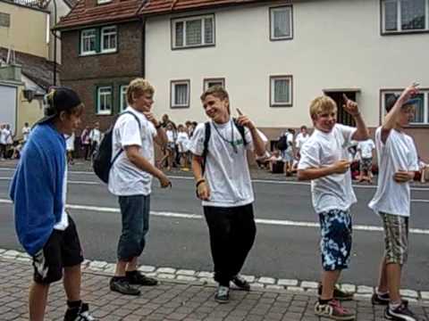 SV Bachum/ Bergheim - Zeltlager 2009: Klosterhardt übt den Lagertanz